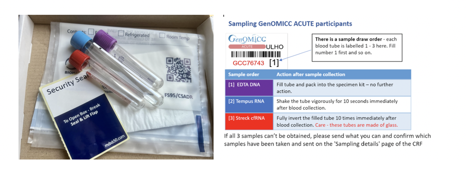 Acute sampling kit