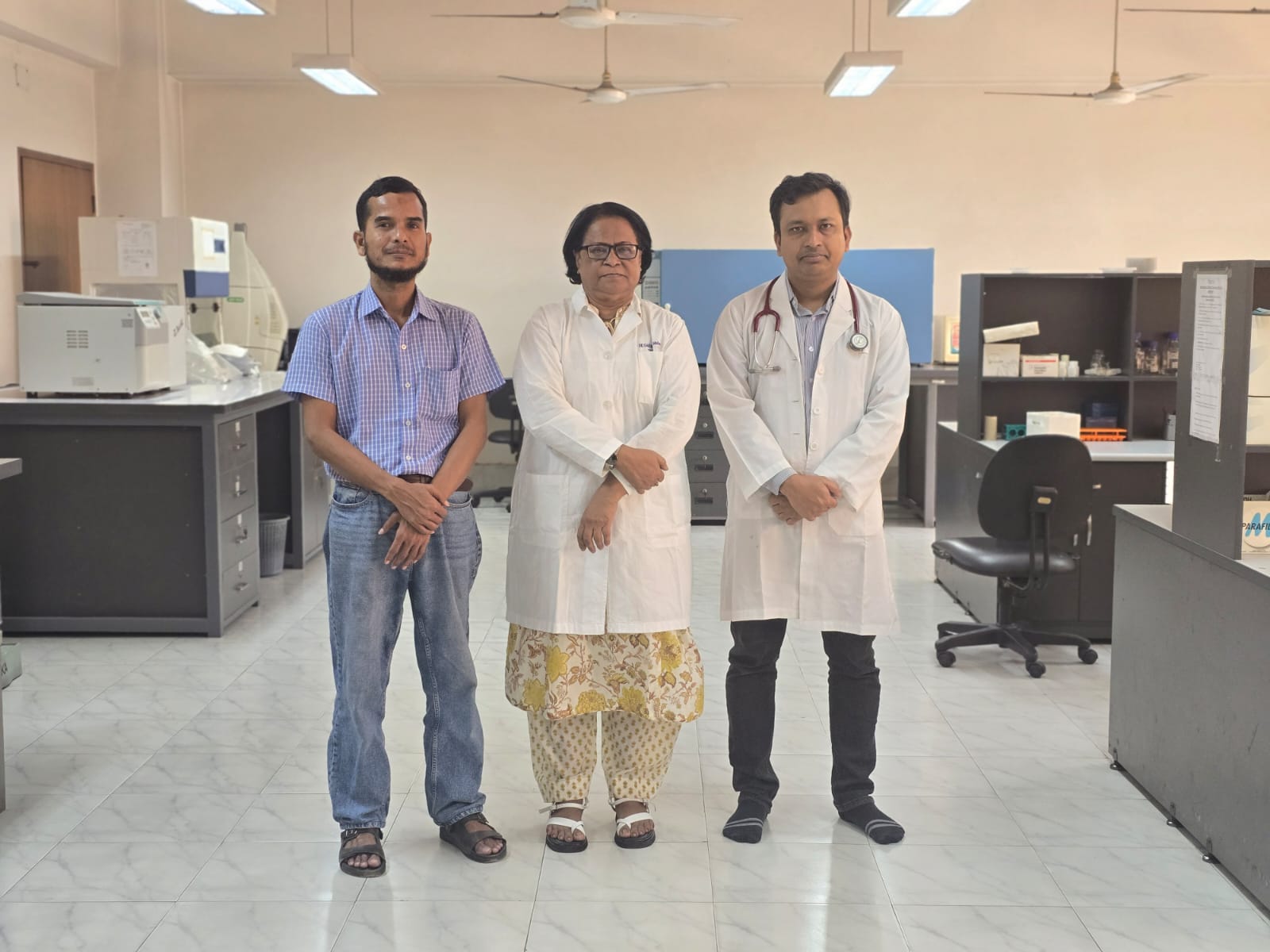 Team members of GenOMICC Bangladesh